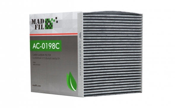 Фильтр салона MADFIL AC-0198C угольный