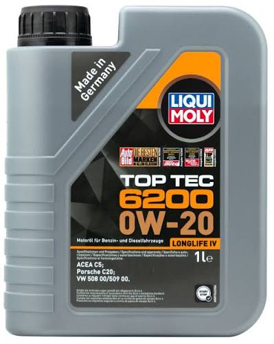 Масло моторное LIQUIMOLY Top Tec 6200 0W20 синтетическое 1л.