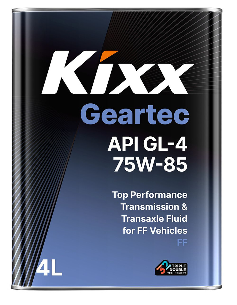 Масло трансмиссионное Kixx Geartec FF GL-4 75W-85 п/синт 4л
