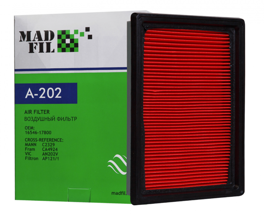 Фильтр воздушный MADFIL A-202 (AN222V/A2003V)