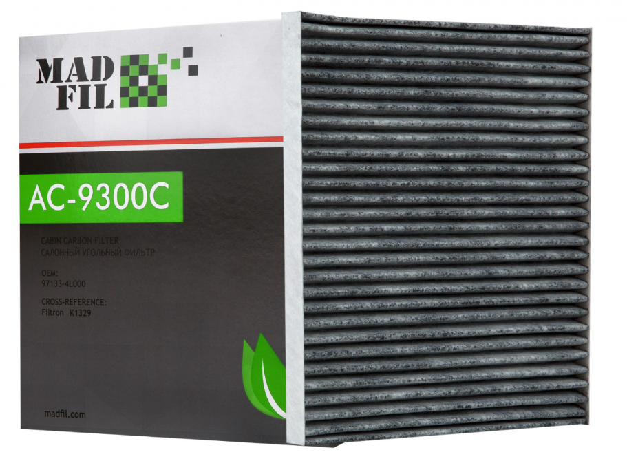 Фильтр салона MADFIL AC-9300C угольный