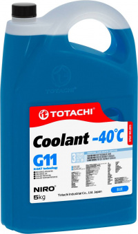 Антифриз Totachi NIRO Coolant Blue -40C G11 5л